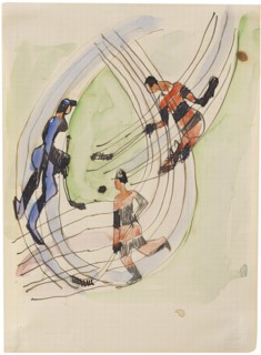 Hockey Players, ca 1934. Creator: Kirchner, Ernst Ludwig (1880-1938).