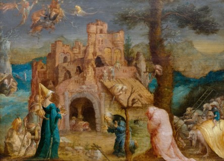 The Temptation of Saint Anthony, First Half of 16th cen.. Creator: Wellens de Cock, Jan (ca 1470-1528).