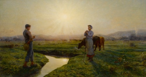 In the morning, 1883. Creator: Breton, Jules (1827-1906).