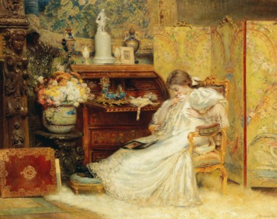 The Tender Creature. Creator: Makovsky, Konstantin Yegorovich (1839-1915).