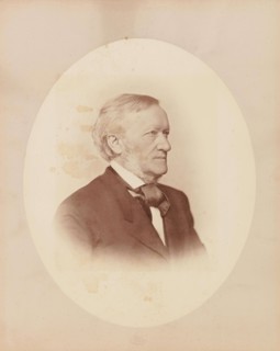 Portrait of the composer Richard Wagner (1813-1883), c. 1870. Creator: Albert, Joseph (1825-1886).