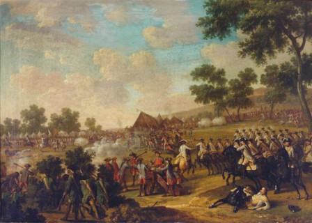 Battle Scene from the Seven Years' War, Second Half of the 18th cen.. Creator: Anonymous.