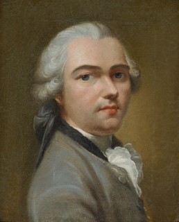 Self-Portrait, Mid of the 18th cen.. Creator: Tischbein, Johann Heinrich, the Elder (1722-1789).