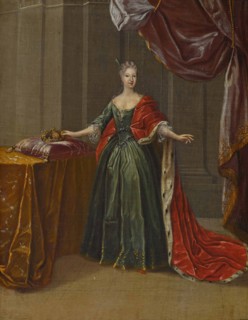 Portrait of Princess Maria Antonia of Bavaria (1724-1780), Electress of Saxony. Creator: Horemans, Peter Jacob (1700-1776).