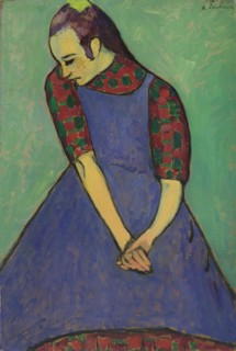 Blue apron, 1909. Creator: Javlensky, Alexei, von (1864-1941).