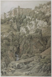 The Benedictine Convent of Santa Scholastica near Subiaco in the Sabine Mountains, 1797. Creator: Reinhart, Johann Christian (1761-1847).