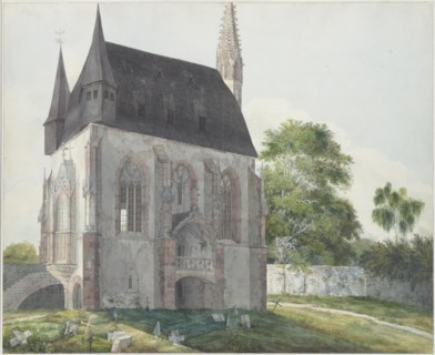 The Totenkapelle in Kiedrich, ca 1814. Creator: Fohr, Carl Philipp (1795-1818).