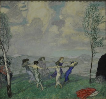 Circle Dance, 1910. Creator: Stuck, Franz, Ritter von (1863-1928).