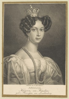 Amélie of Leuchtenberg (1812-1873), Empress of Brazil, 1830. Creator: Fleischmann, Friedrich (1791-1834).