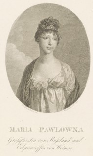 Grand Duchess Maria Pavlovna of Russia (1786-1859), Grand Duchess of Saxe-Weimar-Eisenach, 1808. Creator: Boehm, Amadeus Wenzel (1771-1823).