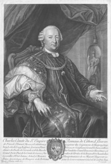 Portrait of Johann Karl Philipp Graf von Cobenzl (1712-1770). Creator: Anonymous.