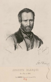 Portrait of Louis-Auguste Blanqui (1805-1881), 1849. Creator: Larsky, Victor (active Mid of 19th cen.).