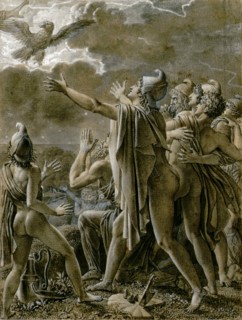 Aeneas and his followers in Latium, 1791-1793. Creator: Girodet de Roucy Trioson, Anne Louis (1767-1824).