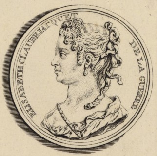 Portrait of the Composer Elisabeth Claude Jacquet de La Guerre (1665-1729). Creator: Crépy, Louis (ca 1680-ca 1750).