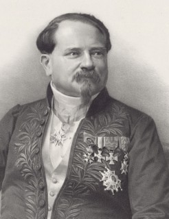 Portrait of the Composer Jean-Georges Kastner (1810-1867), 1866. Creator: Petit, Pierre Lanith (1831-1909).