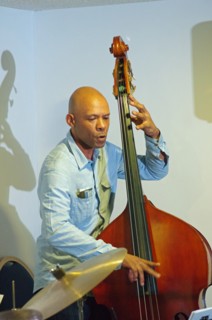 Miles Danso, Splash Point Jazz, Eastbourne, East Sussex, UK, 28 Aug 2019. Creator: Brian O'Connor.