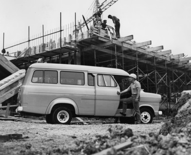 1970 Ford Transit crewbus. Creator: Unknown.