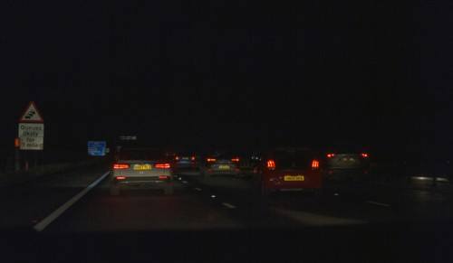 M27 motorway during evening rush-hour 2018. Creator: Unknown.