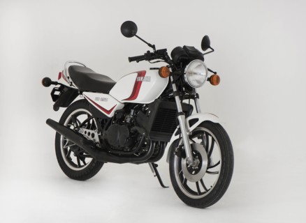 1981 Yamaha RD250 LC. Creator: Unknown.