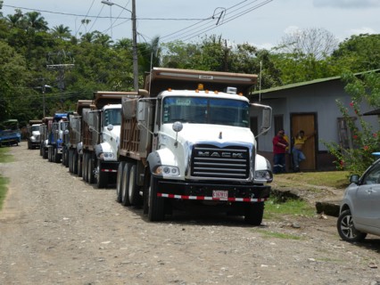 Convoy of Mack Trucks in Costa Rica 2018. Creator: Unknown.
