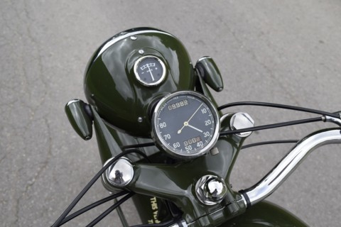 1954 Matchless G3 LS Auxiliary Fire Service motorcycle. Creator: Unknown.