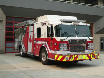 Smeal Fire appliance, Vancouver, British Columbia, Canada 2018. Creator: Unknown.