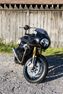 2019 Triumph Thruxton TFC 1200cc. Creator: Unknown.