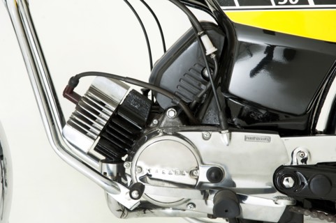 1987 Yamaha FS1E moped. Creator: Unknown.
