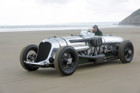 1933 Napier Railton at Pendine Sands, July 2015. Creator: Unknown.