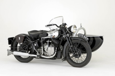 1936 Brough Superior 11-50 Special Combination. Creator: Unknown.