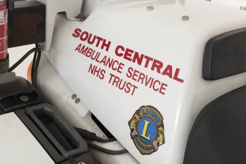 2001 Honda ST1100 Pan European Ambulance bike. Creator: Unknown.