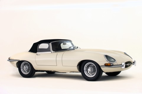 1964 Jaguar E type Series 1 drophead coupe. Creator: Unknown.