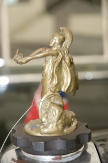 Britannia mascot on King George VI Lanchester 1934. Creator: Unknown.