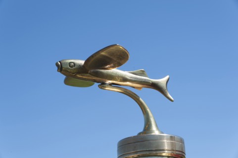 1909 Paterson Flying Fish mascot. Creator: Unknown.