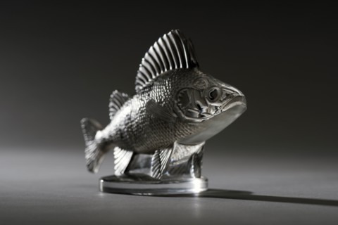 Perche clear Lalique mascot. Creator: Unknown.