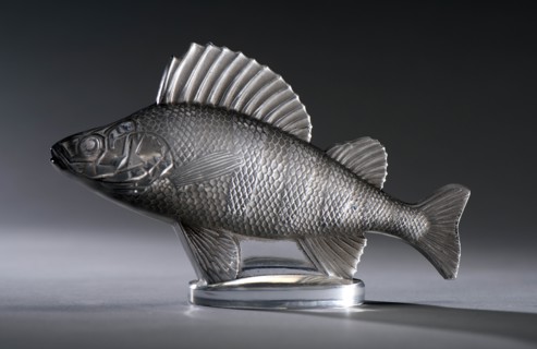 Perche clear Lalique mascot. Creator: Unknown.