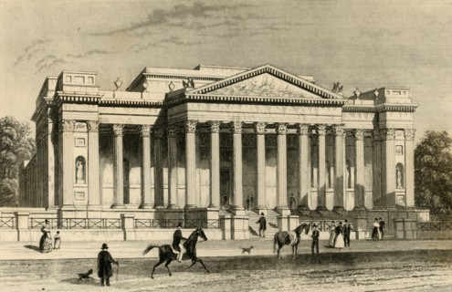 'The Fitzwilliam Museum, Cambridge', c1835. Creator: Unknown.