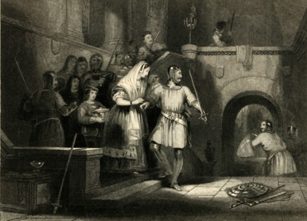 'Rescue of the Countess De Burgh, from Montgomery Castle', 1836.  Creators: Unknown, William Radclyffe.
