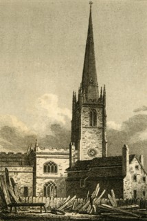 'St. Nicholas Church, Liverpool', 1812.  Creator: James Sargant Storer.