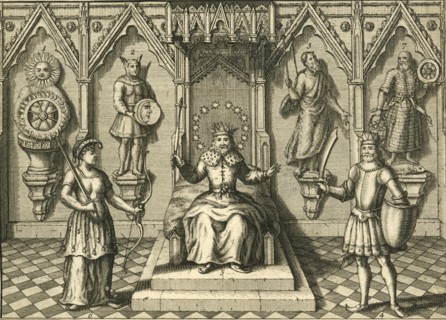 'The Principal Idols of the Saxons, worship'd in Britain', late 16th-early 17th century? Creator: Unknown.