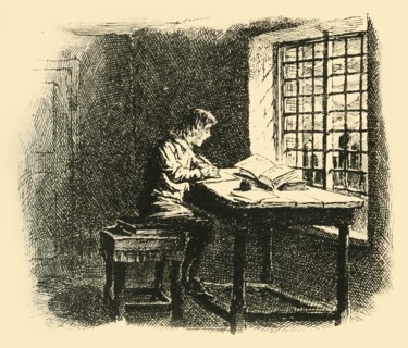 'By the light of the moon he began his task', (1907). Creator: Unknown.
