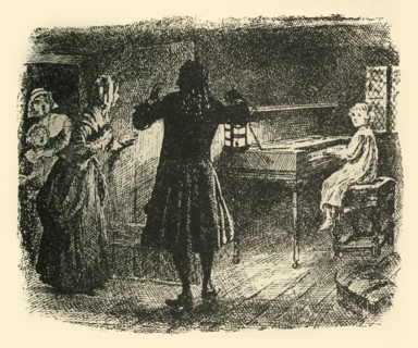 'Beckoned silently to the rest to follow him', (1907). Creator: Unknown.