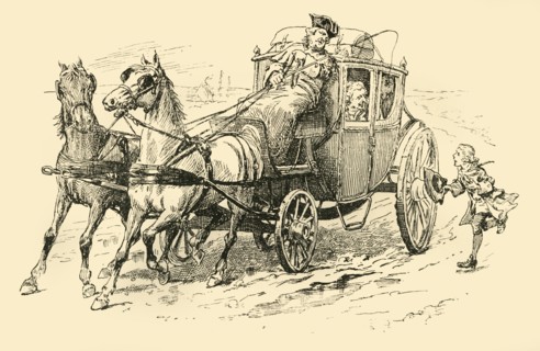 'He called to the coachman to stop', (1907). Creator: Unknown.