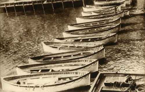 'Mute Evidence of Tragedy: All That Was Left of the Greatest Ship in the World', 1912, (1933).  Creator: Unknown.