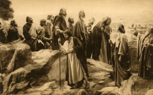 The journey to Jerusalem, 1922.  Creator: Henry Traut.