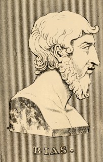 'Bias', (died 530 BC), 1830. Creator: Unknown.
