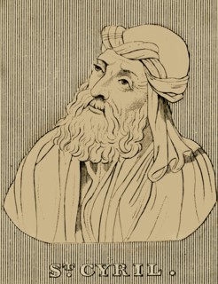 'St. Cyril', (c376-444), 1830. Creator: Unknown.