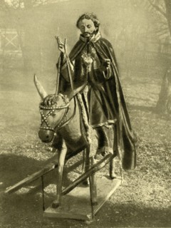 Effigy of Christ riding a donkey, Puch bei Hallein, Austria, c1935. Creator: Unknown.