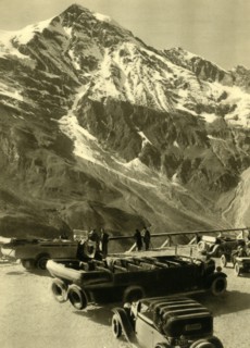 Look-out point at Hochmais on the Grossglockner Alpine Road, Austria, c1935. Creator: Unknown.