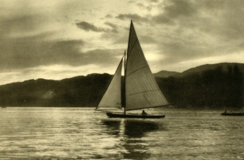 Sailing on the Wörthersee, Carinthia, Austria, c1935.  Creator: Unknown.